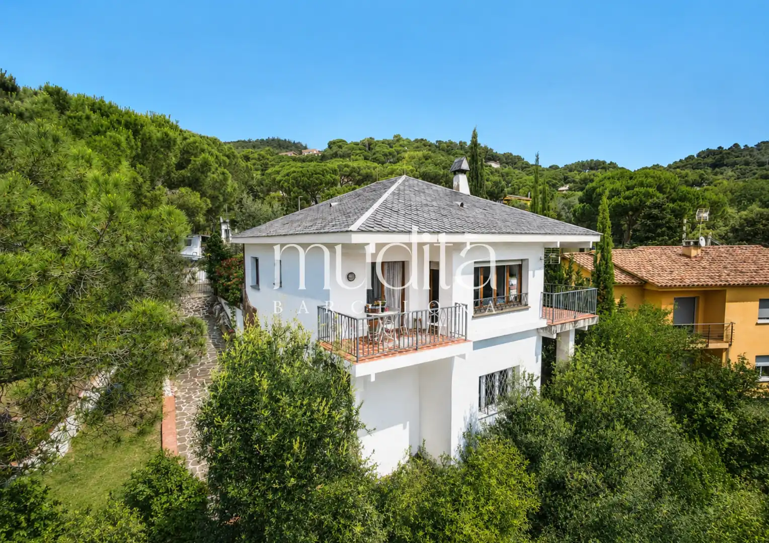 Exterior view of Houses for sale in L'Ametlla del Vallès  with Heating, Private garden and Terrace