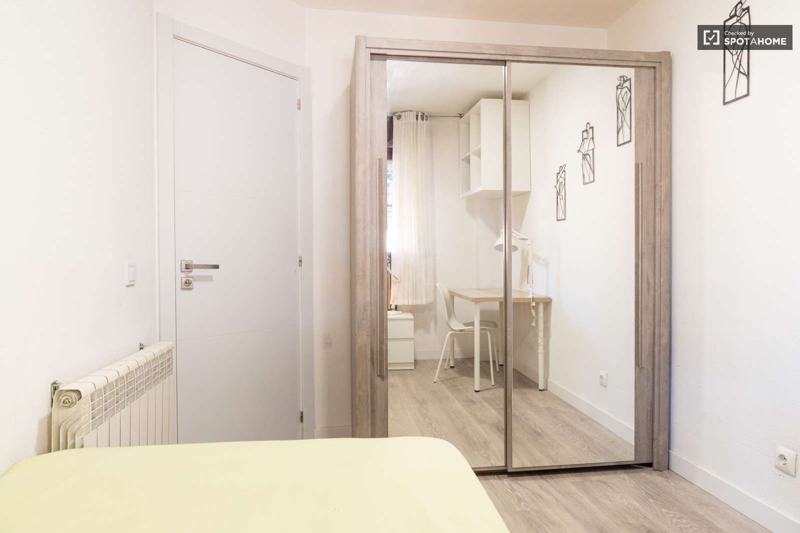 Habitación de Piso para compartir en  Madrid Capital con Aire acondicionado, Calefacción y Terraza