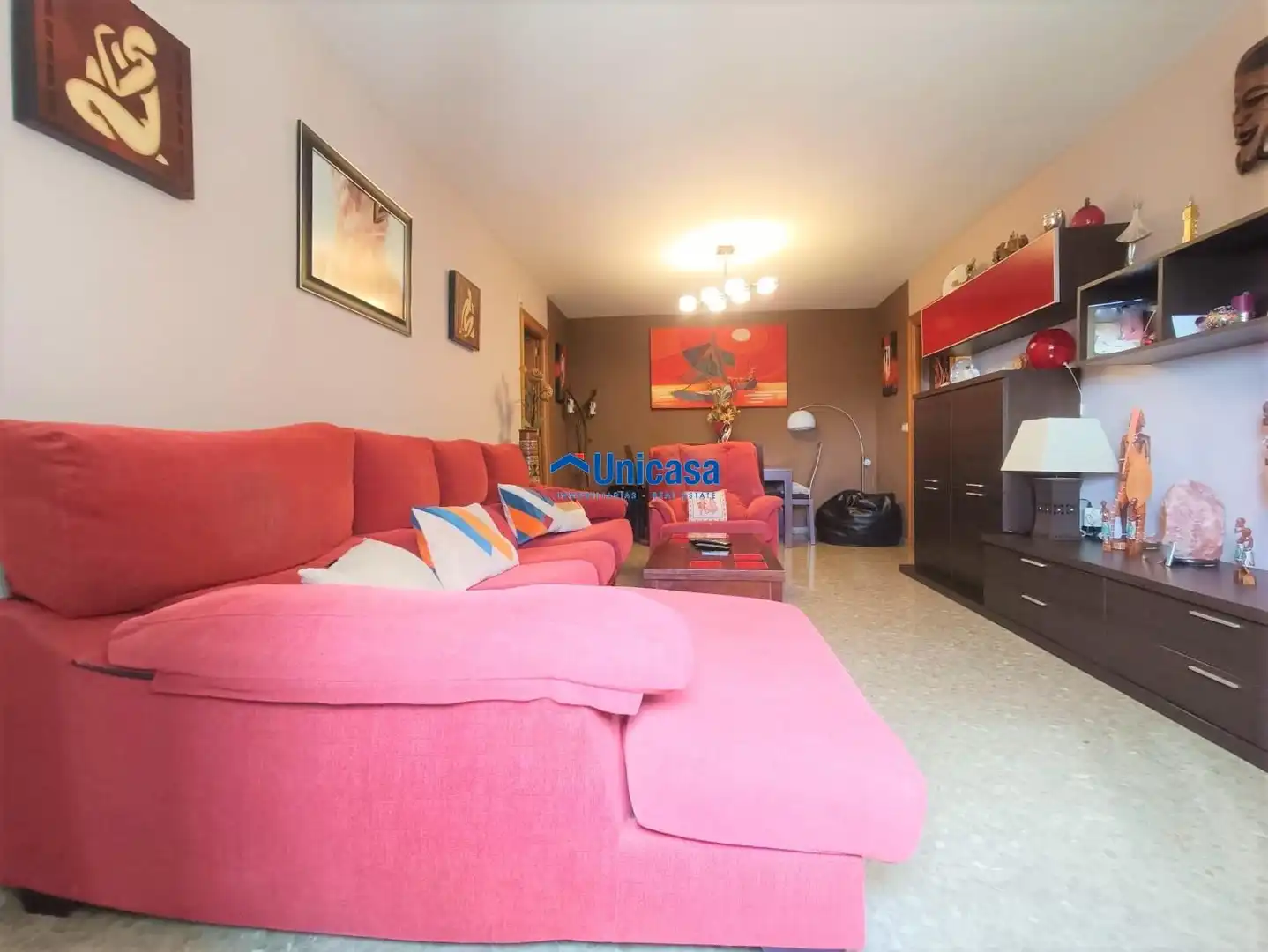 Sala de estar de Piso en venta en Málaga con Aire acondicionado, Terraza y Amueblado
