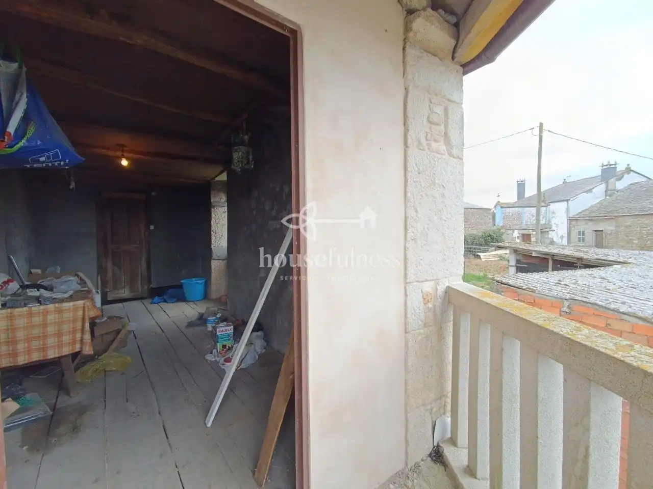 Terraza de Finca rústica en venta en Friol con Calefacción, Jardín privado y Terraza