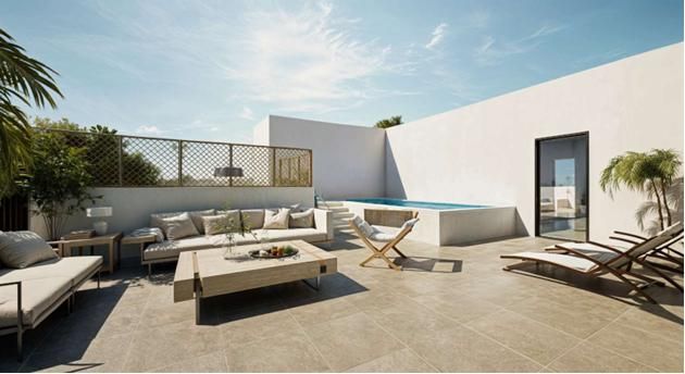 Terraza de Ático en venta en El Campello con Aire acondicionado, Calefacción y Jardín privado