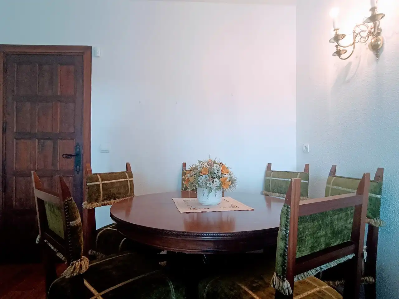 Dining room of Flat for rent in El Escorial  with Heating, Terrace and Furnished
