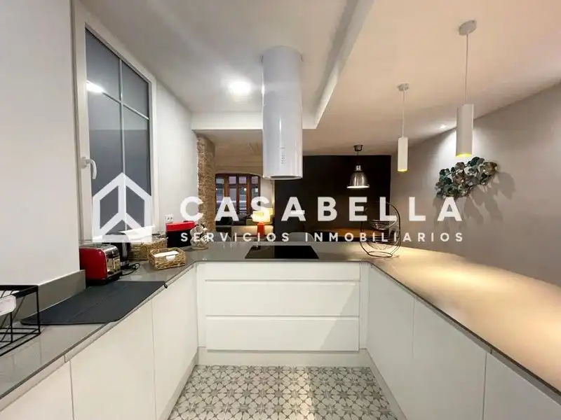 Kitchen of Flat for share in Valencia  with Air Conditioner, Heating and Furnished