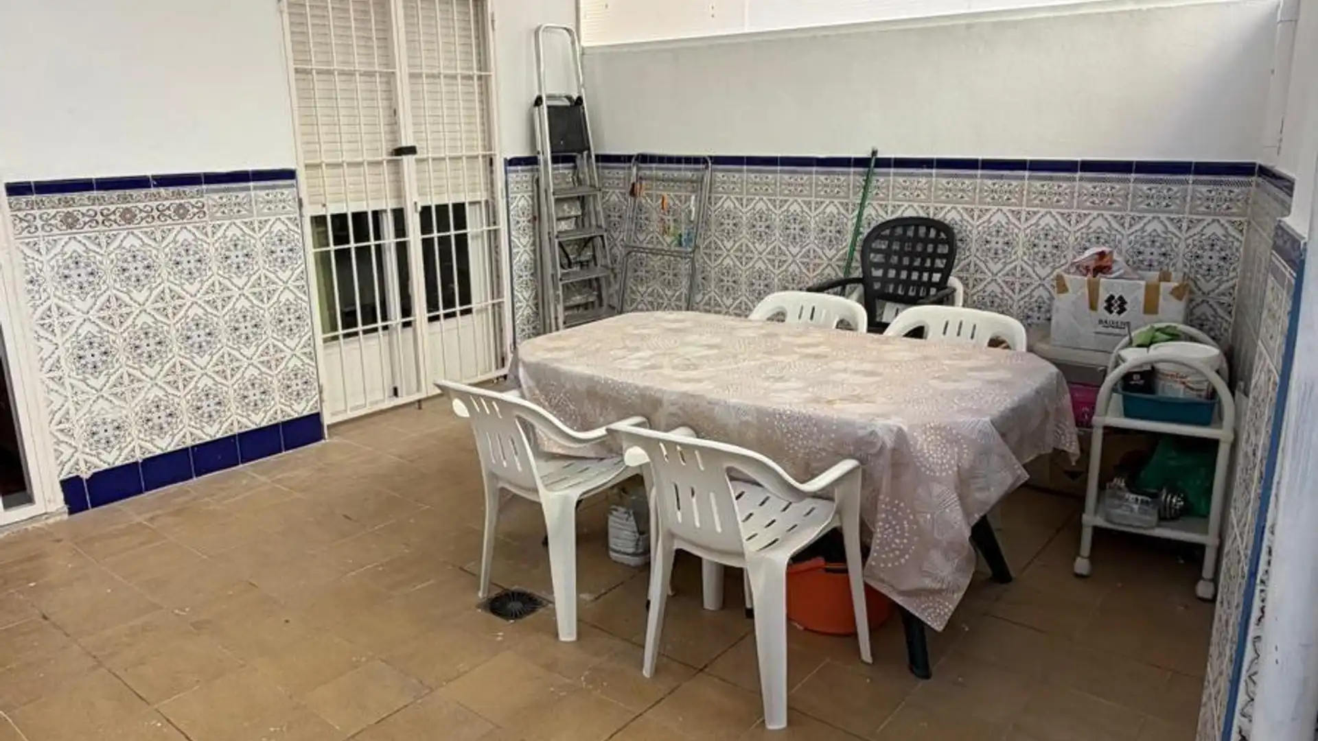 Esszimmer von Erdgeschoss zum Verkauf in Mazarrón mit Klimaanlage, Abstellraum und Möbliert