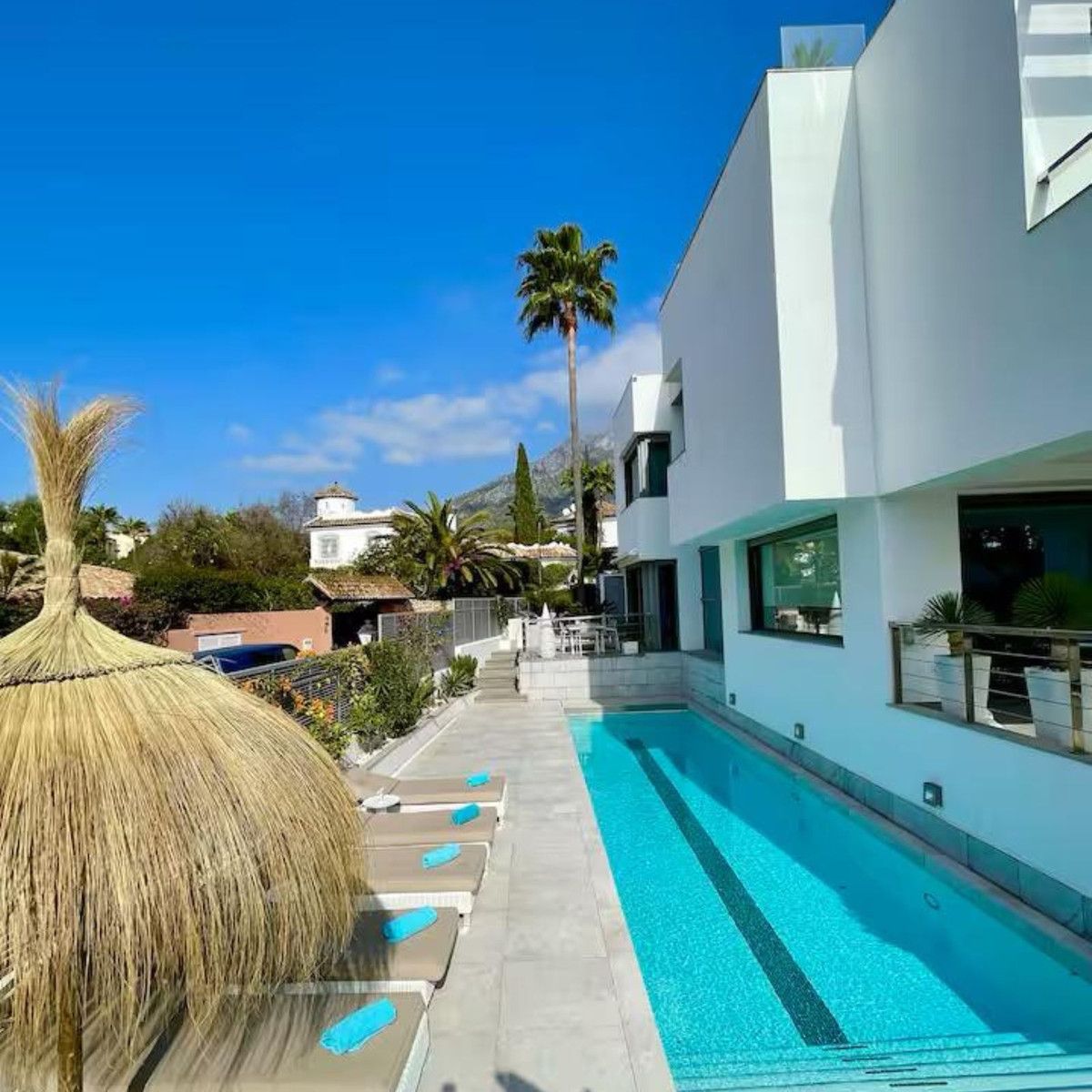 Exterior view of House or chalet for rent in Marbella  with Air Conditioner, Private garden and Terrace