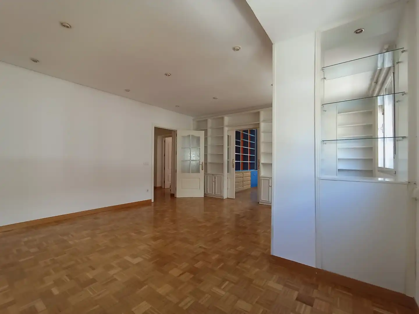Sala de estar de Piso de alquiler en Madrid con Aire acondicionado, Calefacción y Parquet