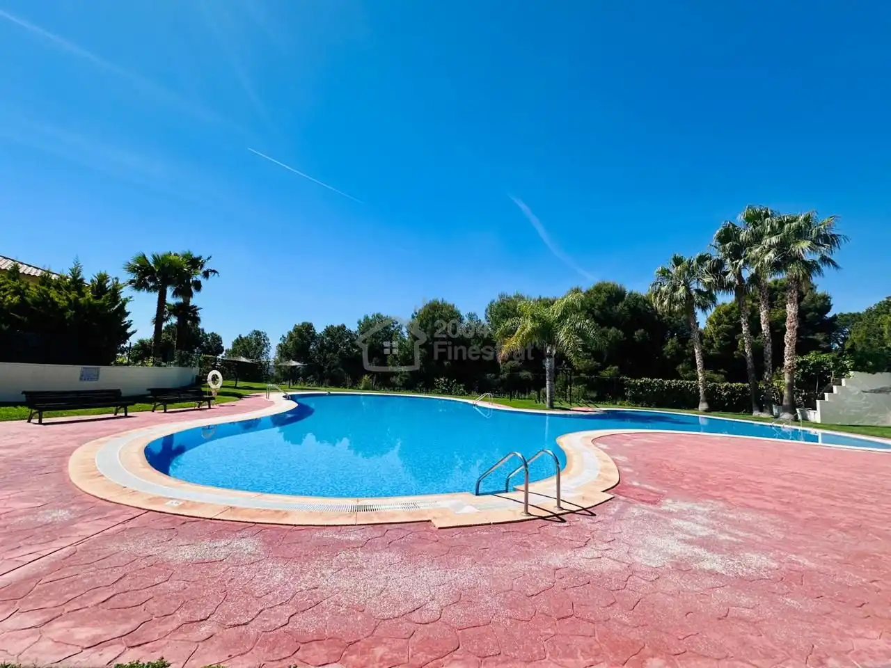 Piscina de Planta baja de alquiler en Callosa d'en Sarrià con Aire acondicionado, Terraza y Amueblado