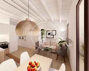 Living room of Flat to rent in  Barcelona Capital  with Air Conditioner, Heating and Furnished