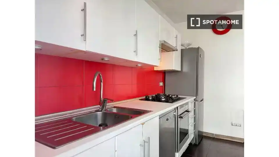 Kitchen of Flat for rent in Barcelona  with Air Conditioner, Heating and Furnished