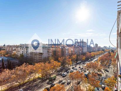 Exterior view of Flat for sale in  Madrid Capital  with Air Conditioner, Heating and Parquet flooring