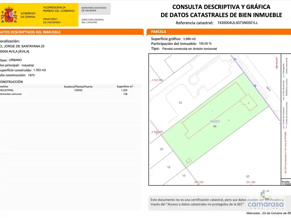 Nave industrial en alquiler en Calle Jorge De Santayana 25, imagen 4