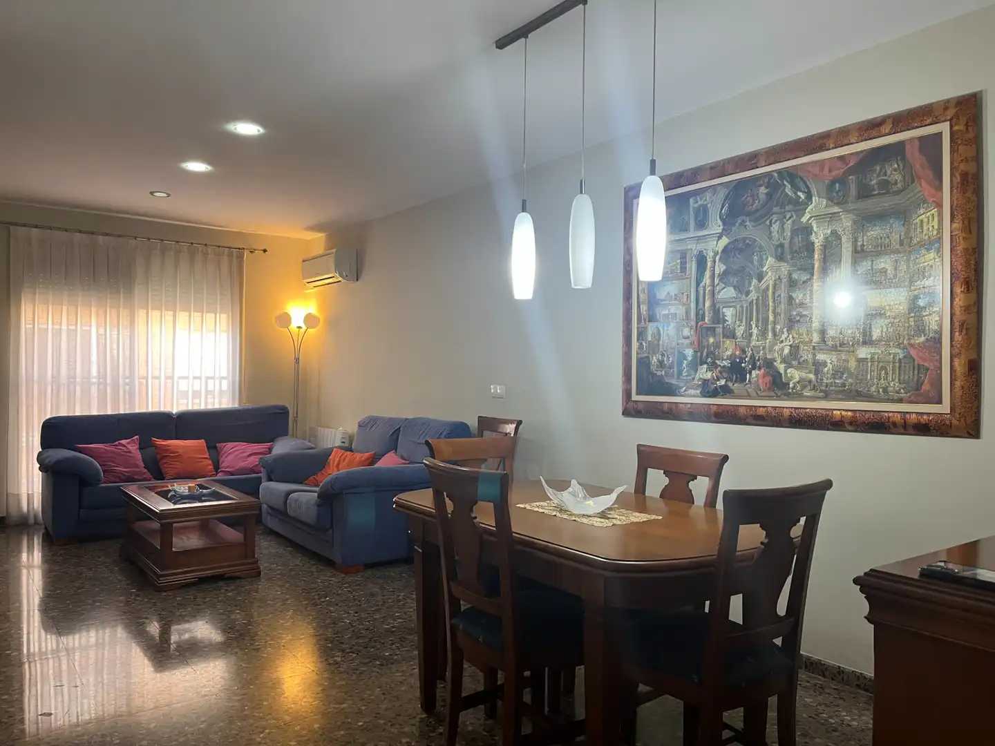 Dining room of Flat for sale in Valencia  with Air Conditioner, Terrace and Storage room