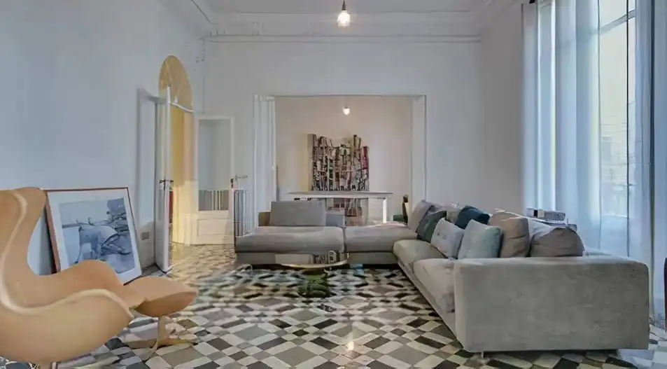Sala d'estar de Pis en venda en Barcelona