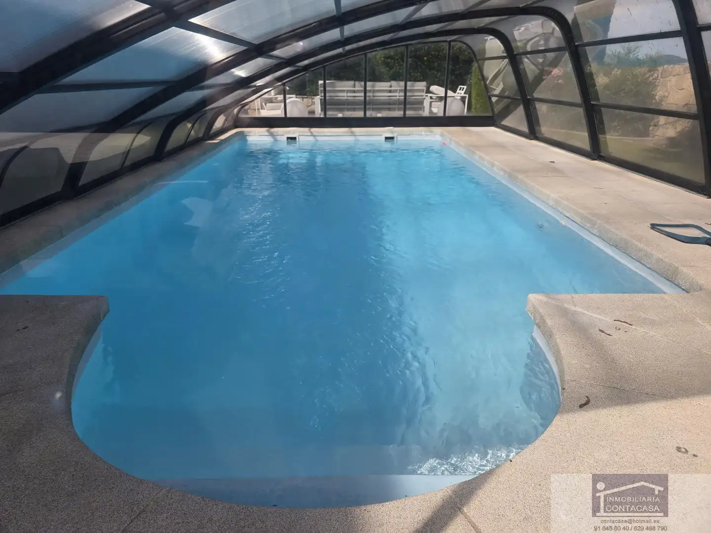 Piscina de Casa o chalet en venta en El Boalo - Cerceda – Mataelpino con Aire acondicionado, Calefacción y Terraza