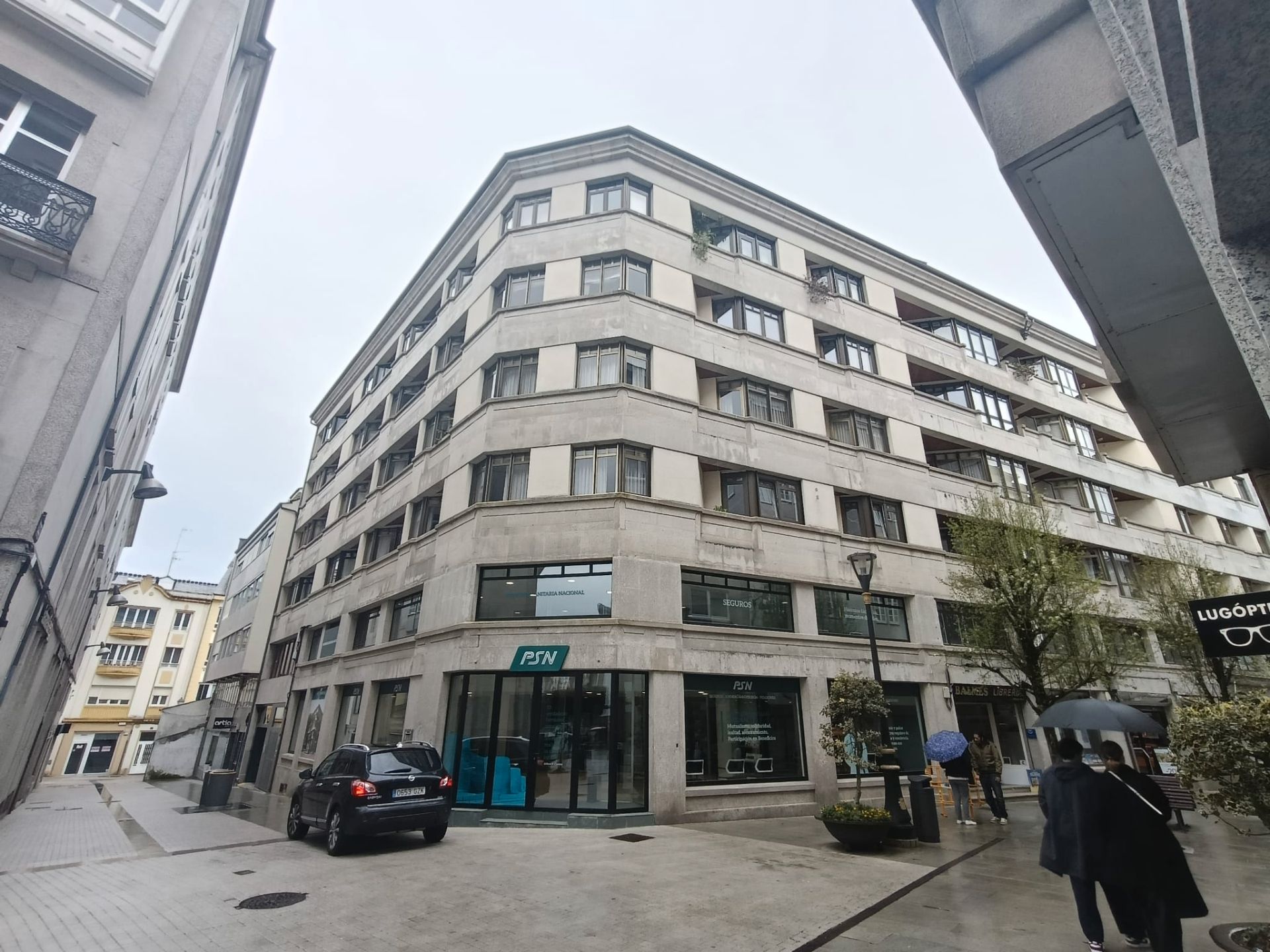 Vista exterior de Pis en venda en Lugo Capital amb Calefacció, Parquet i Terrassa