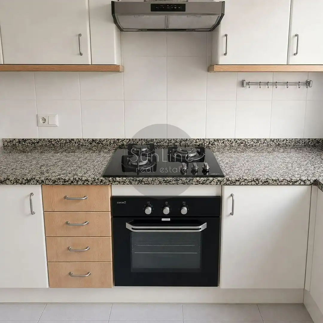 Küche von Wohnung zur Miete in Valencia mit Klimaanlage, Terrasse und Möbliert