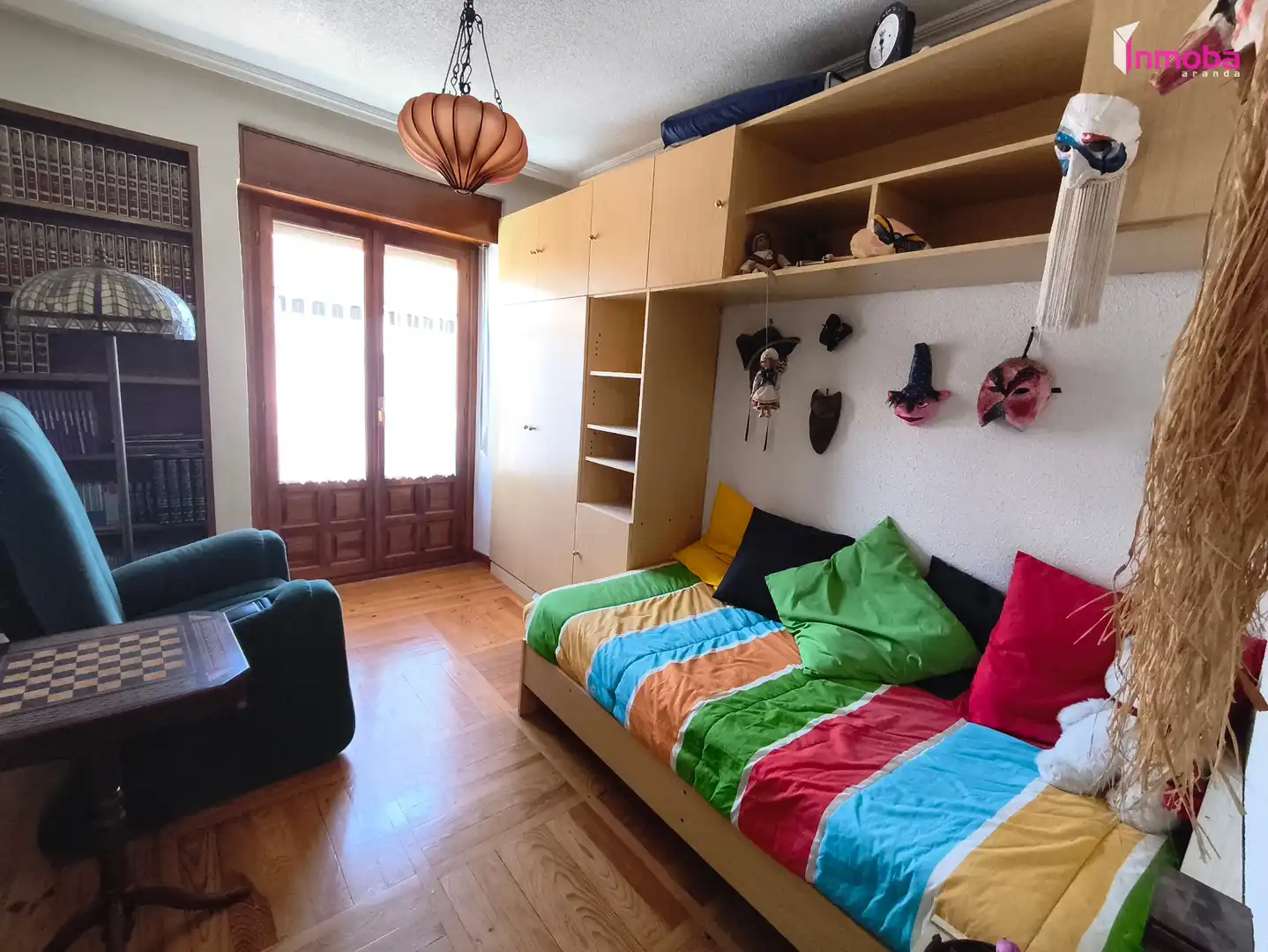 Schlafzimmer von Wohnung zum Verkauf in Aranda de Duero mit Heizung, Parkett und Balkon