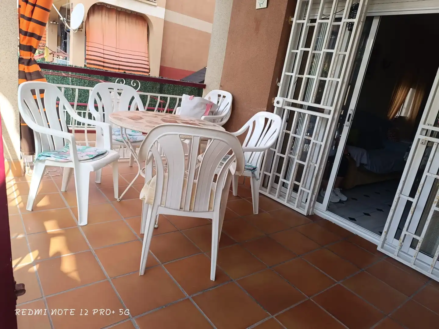Terrasse von Wohnung zum Verkauf in Cunit mit Privatgarten, Terrasse und Ofen