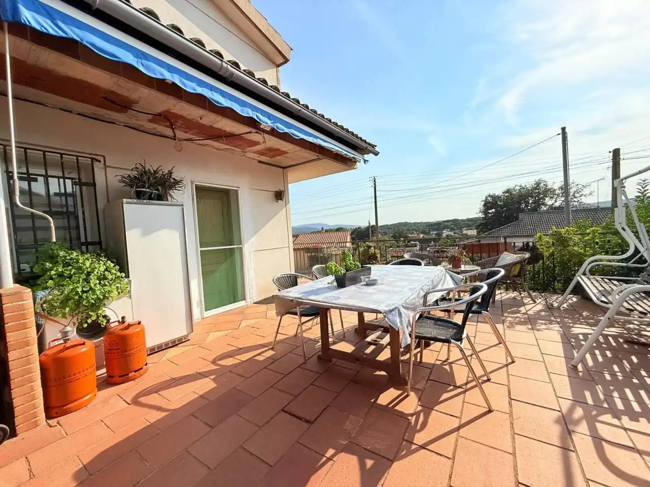 Terraza de Casa o chalet en venta en Riells i Viabrea con Aire acondicionado, Jardín privado y Terraza