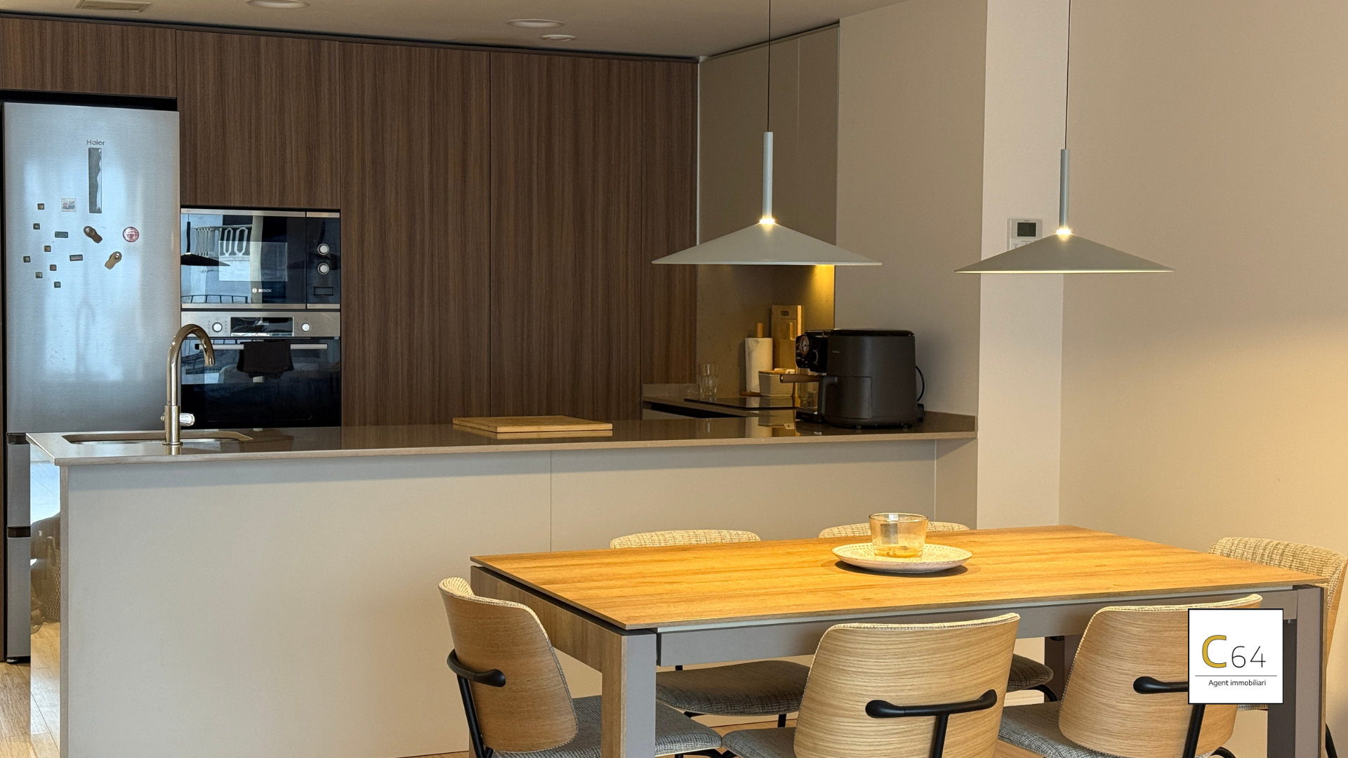 Küche von Wohnung zum verkauf in La Selva del Camp mit Klimaanlage, Heizung und Terrasse