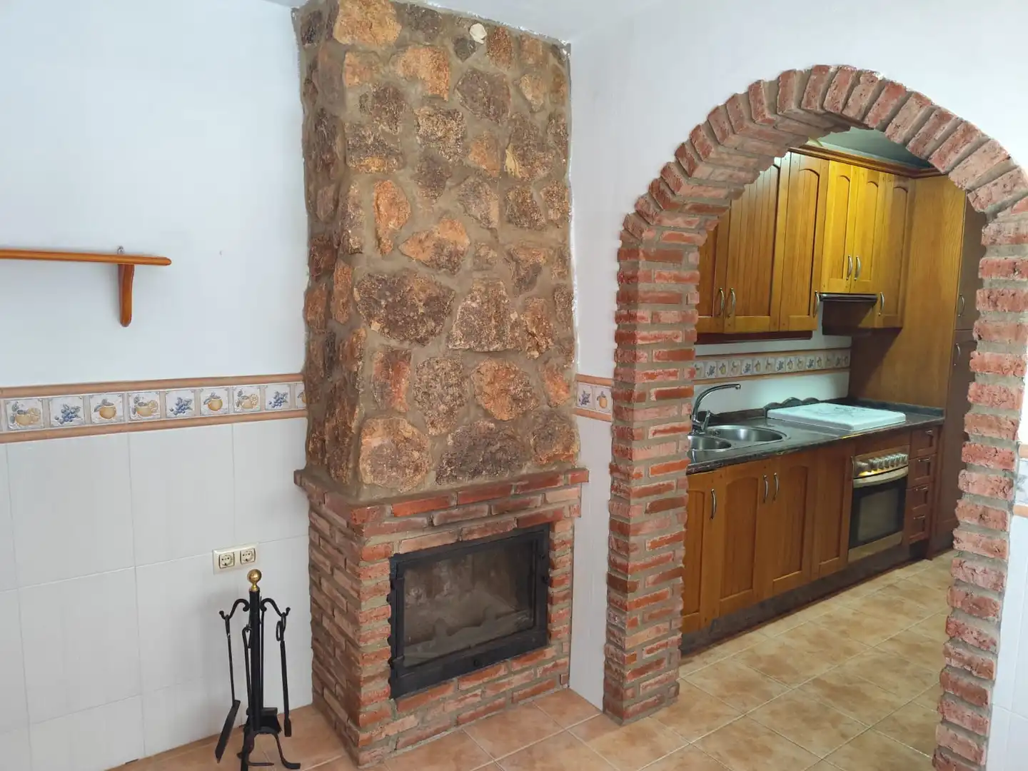 Küche von Wohnung zum Verkauf in Zafra mit Klimaanlage und Heizung