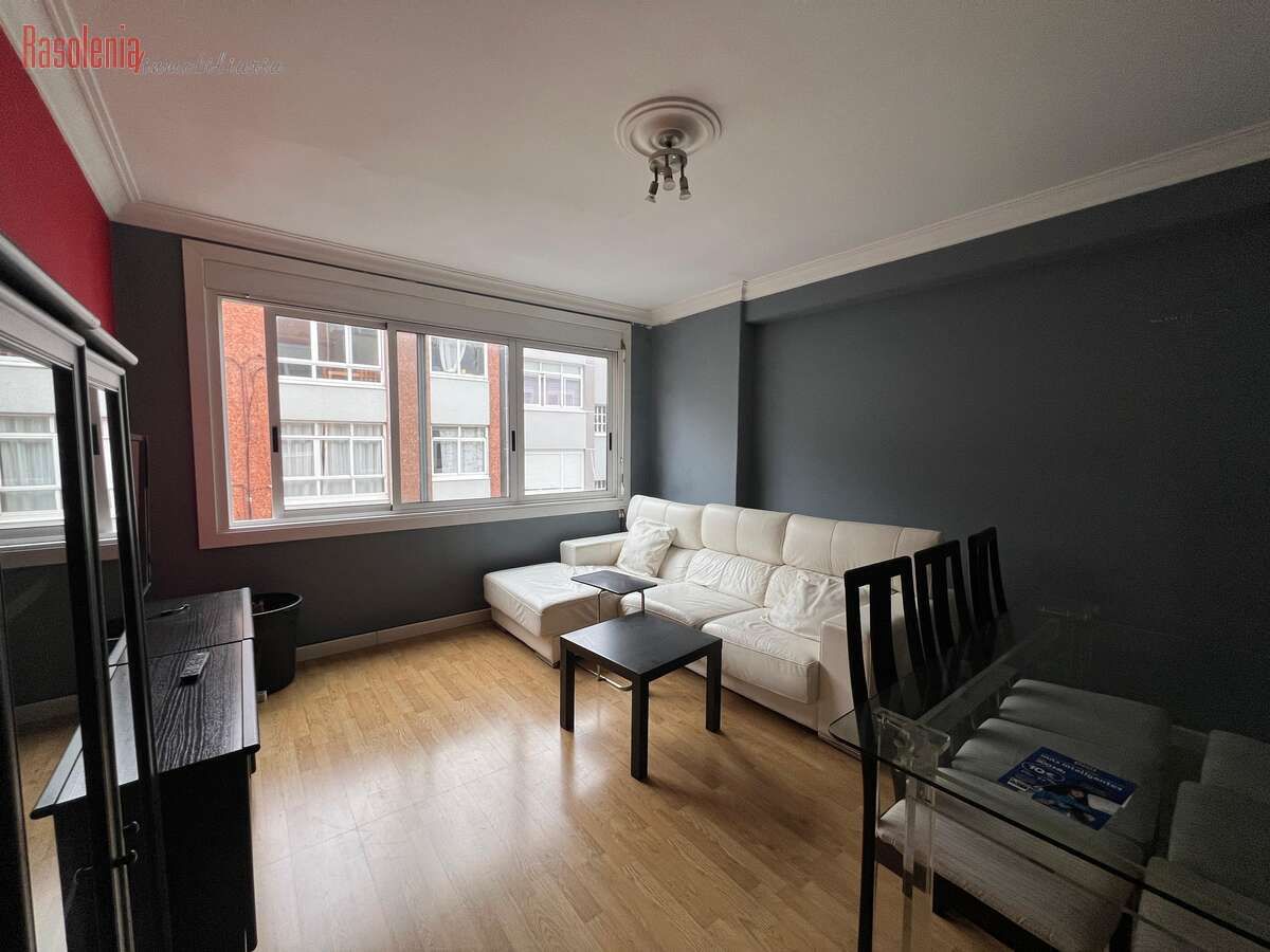 Living room of Flat for sale in A Coruña Capital   with Heating, Storage room and Furnished