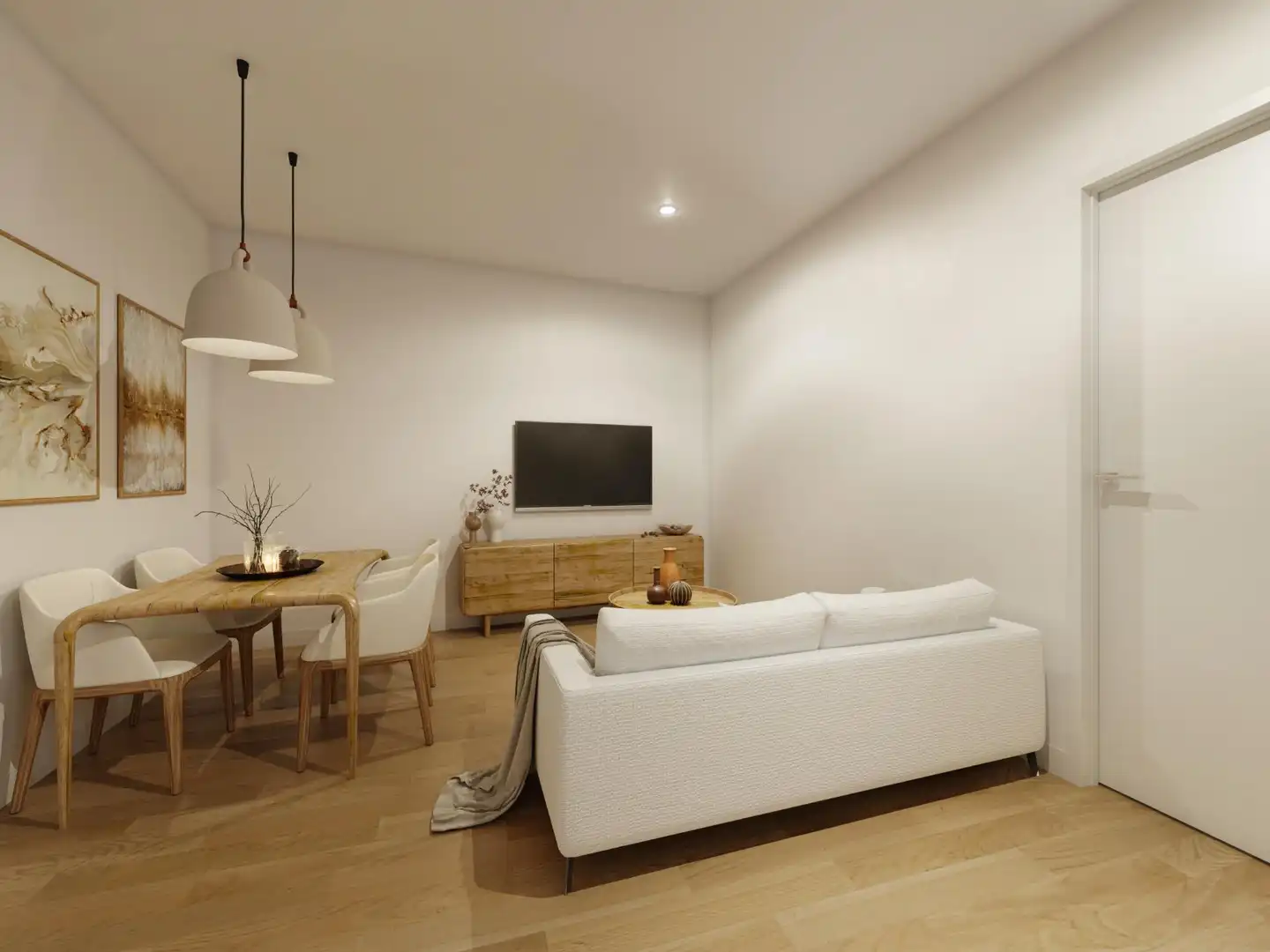 Sala de estar de Apartamento en venta en Chiclana de la Frontera con Aire acondicionado, Terraza y Balcón