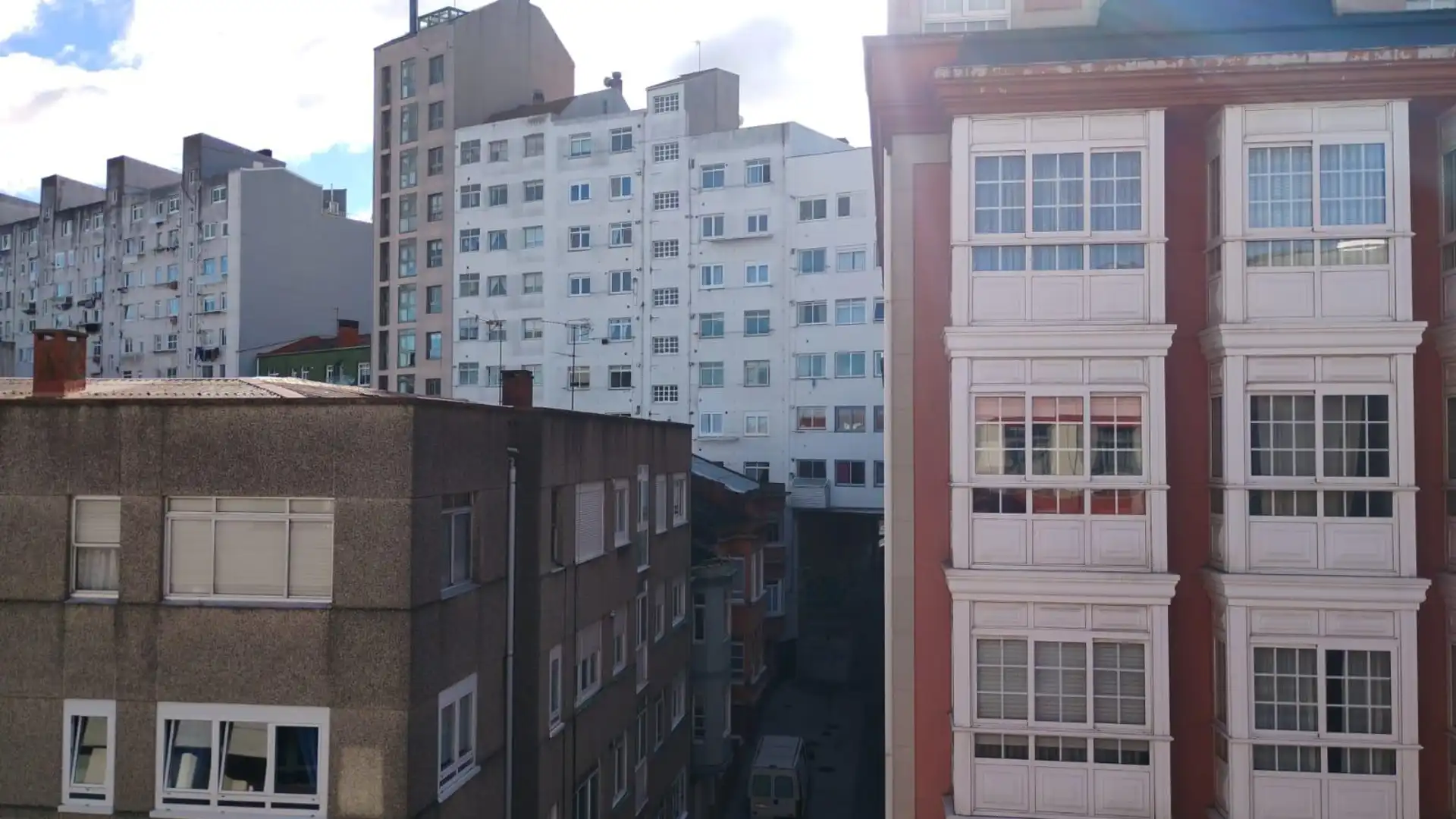 Exterior view of Flat for sale in A Coruña Capital 