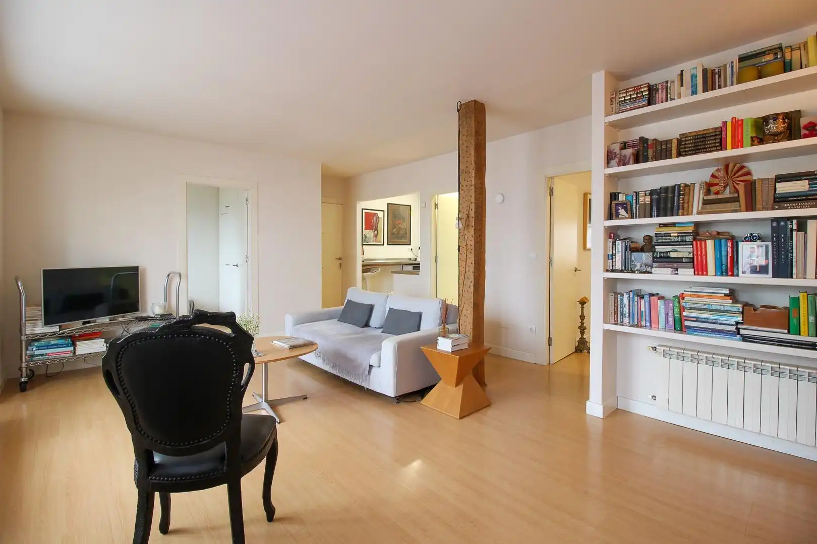 Sala de estar de Piso en venta en Santander con Calefacción, Parquet y Amueblado