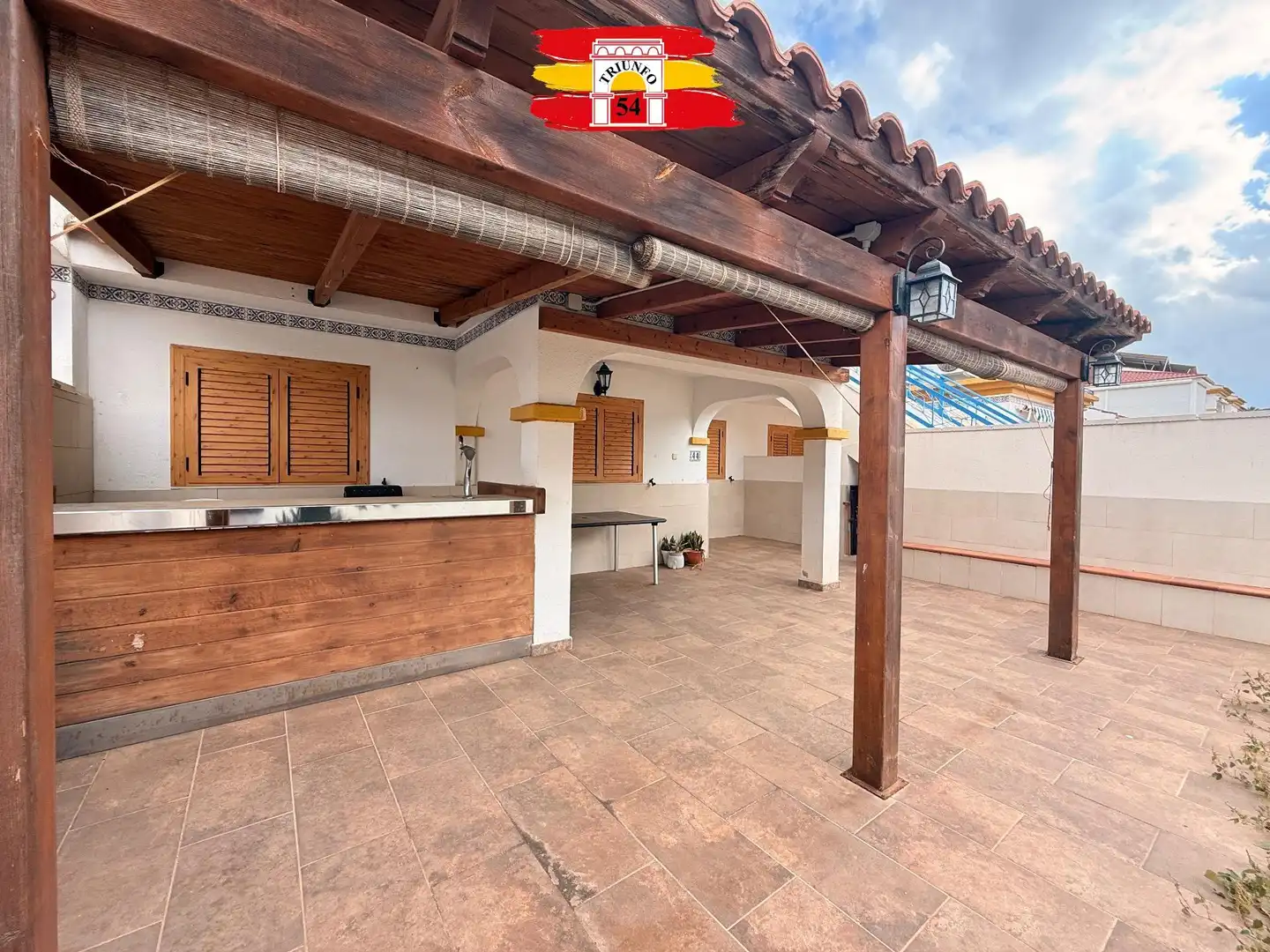 Terraza de Planta baja en venta en Pilar de la Horadada con Aire acondicionado, Jardín privado y Trastero