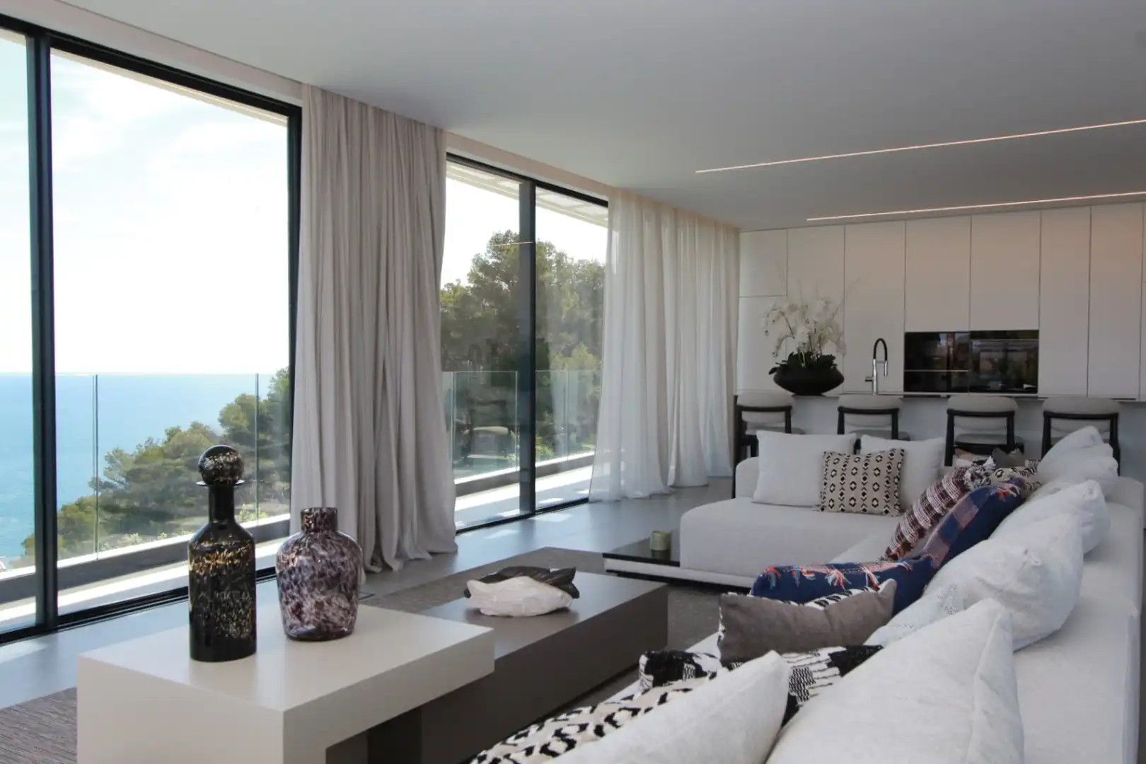 Sala d'estar de Casa o xalet en venda en Jávea / Xàbia amb Aire condicionat, Calefacció i Jardí privat