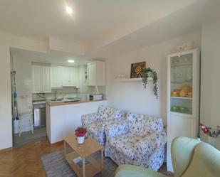 Living room of Flat to rent in  Madrid Capital  with Air Conditioner and Balcony