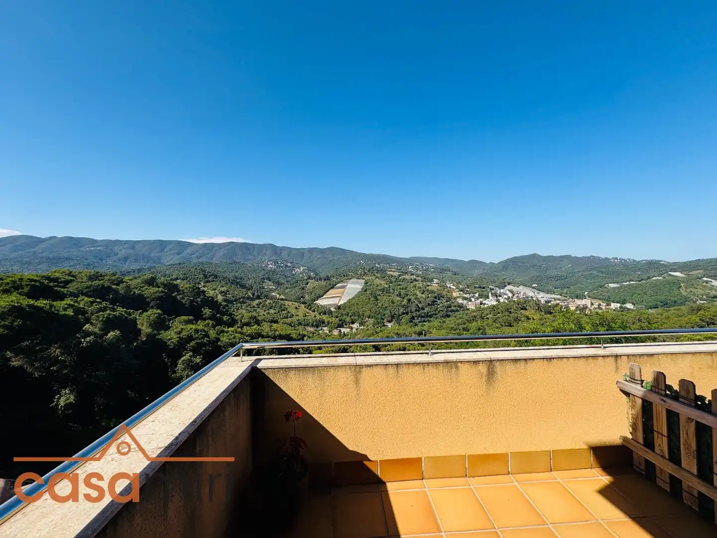 Terraza de Casa o chalet en venta en Sant Cebrià de Vallalta con Aire acondicionado, Calefacción y Jardín privado