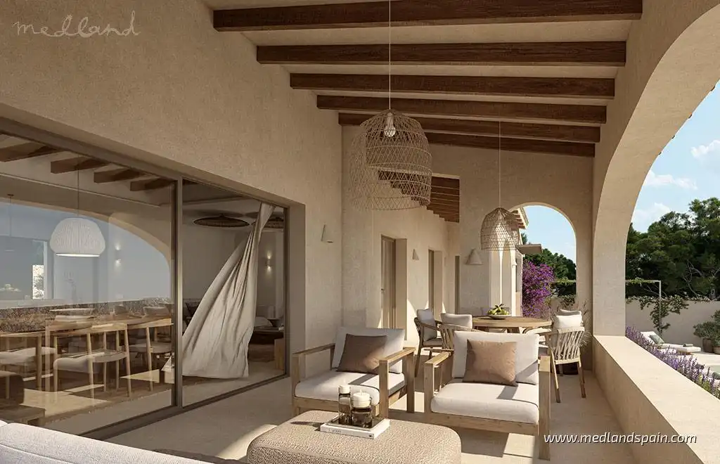 Terraza de Casa o chalet en venta en La Fustera  