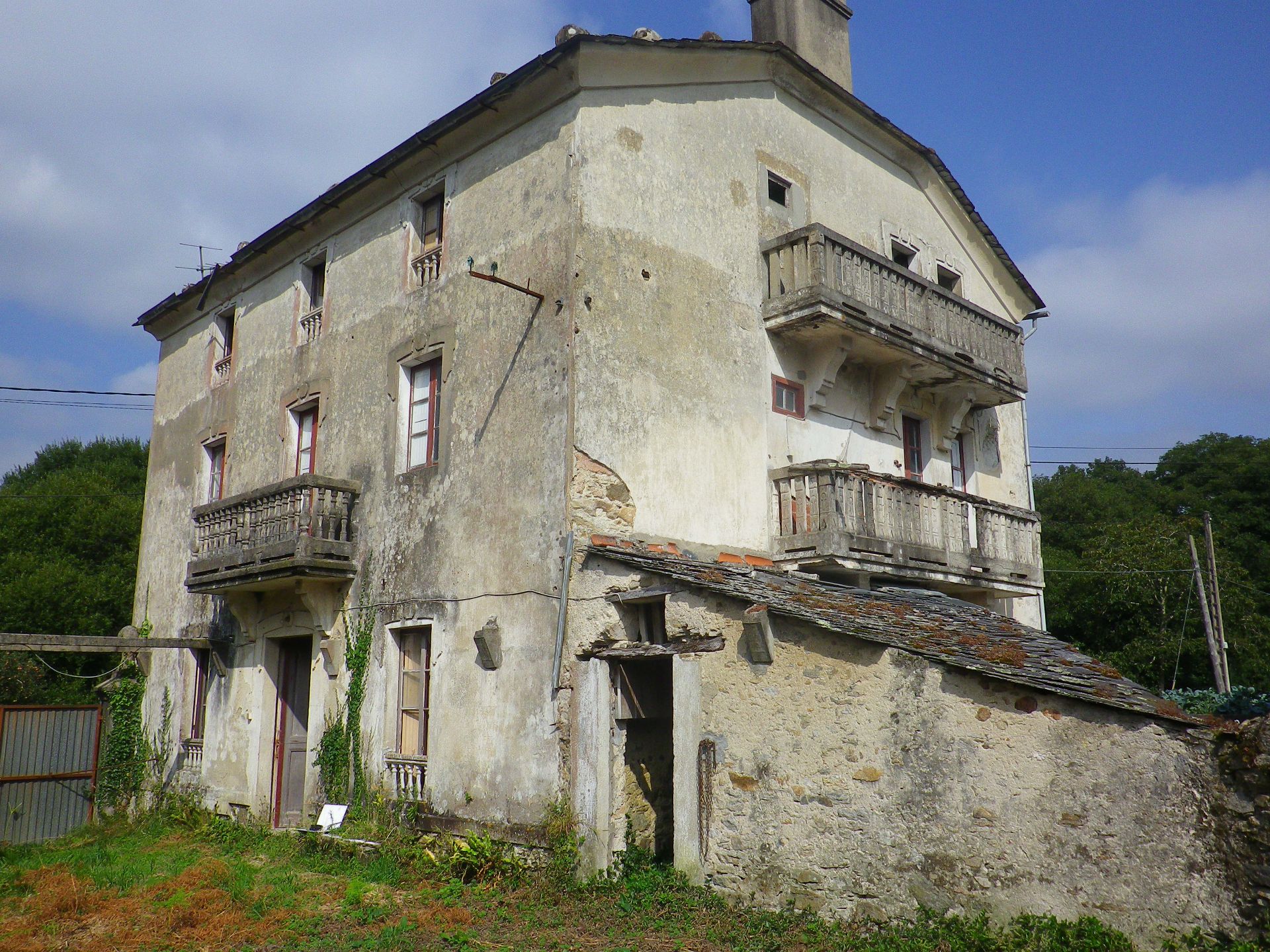 Exterior view of House or chalet for sale in Viveiro  with Private garden and Terrace