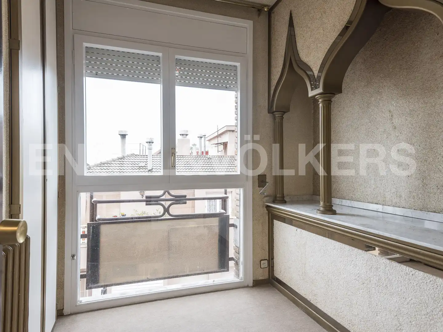 Balcony of Flat for rent in Barcelona  with Air Conditioner, Heating and Parquet flooring