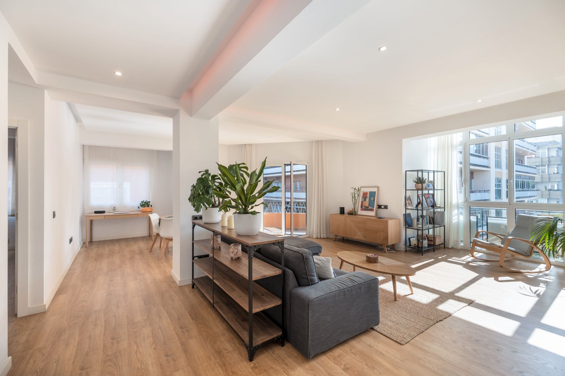 Sala de estar de Piso en venta en Las Palmas de Gran Canaria con Amueblado y Balcón