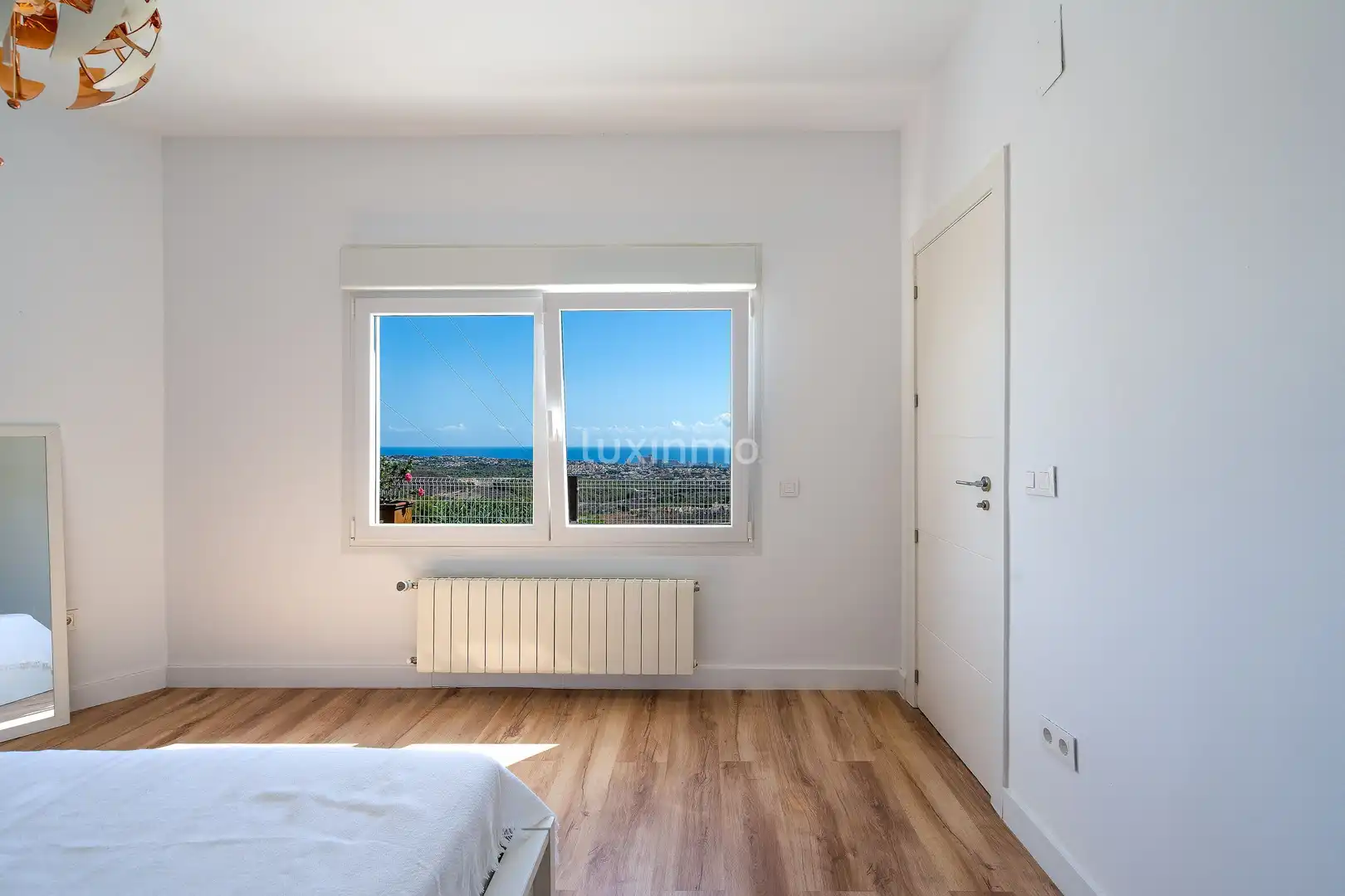 Schlafzimmer von Haus oder Chalet zum Verkauf in Calpe / Calp mit Klimaanlage, Heizung und Terrasse