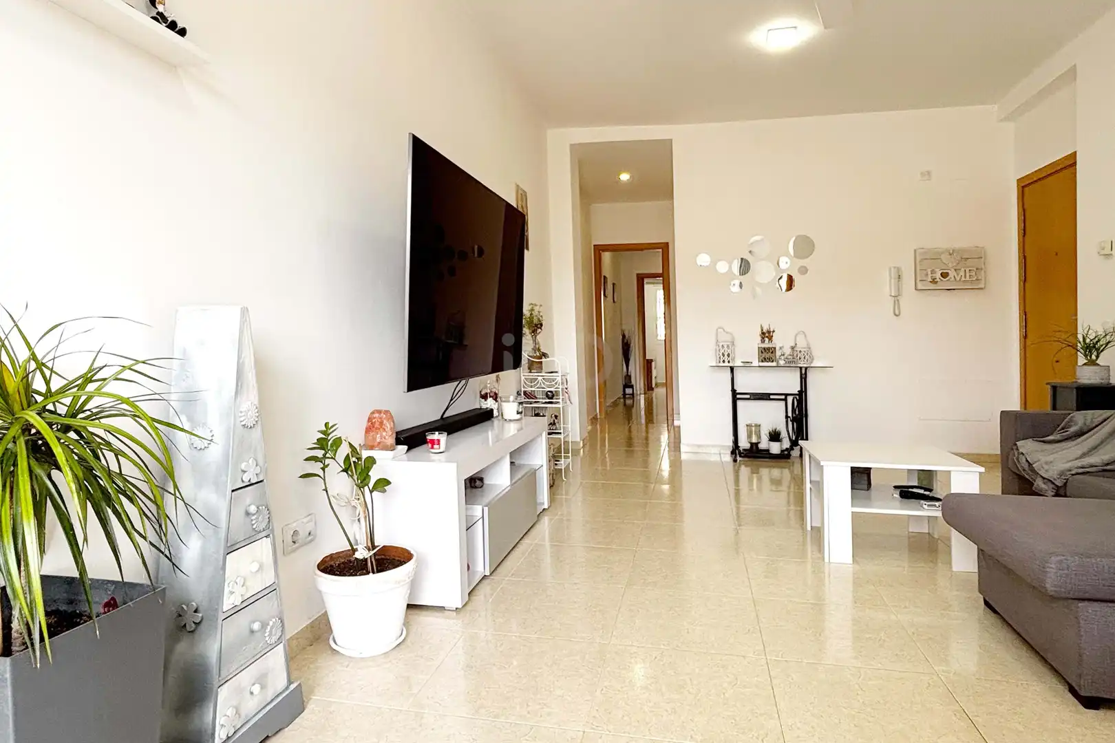 Living room of Flat for sale in La Pobla de Montornès    with Heating and Terrace