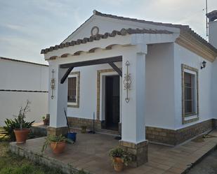 Exterior view of House or chalet for sale in Chiclana de la Frontera  with Air Conditioner, Private garden and Storage room
