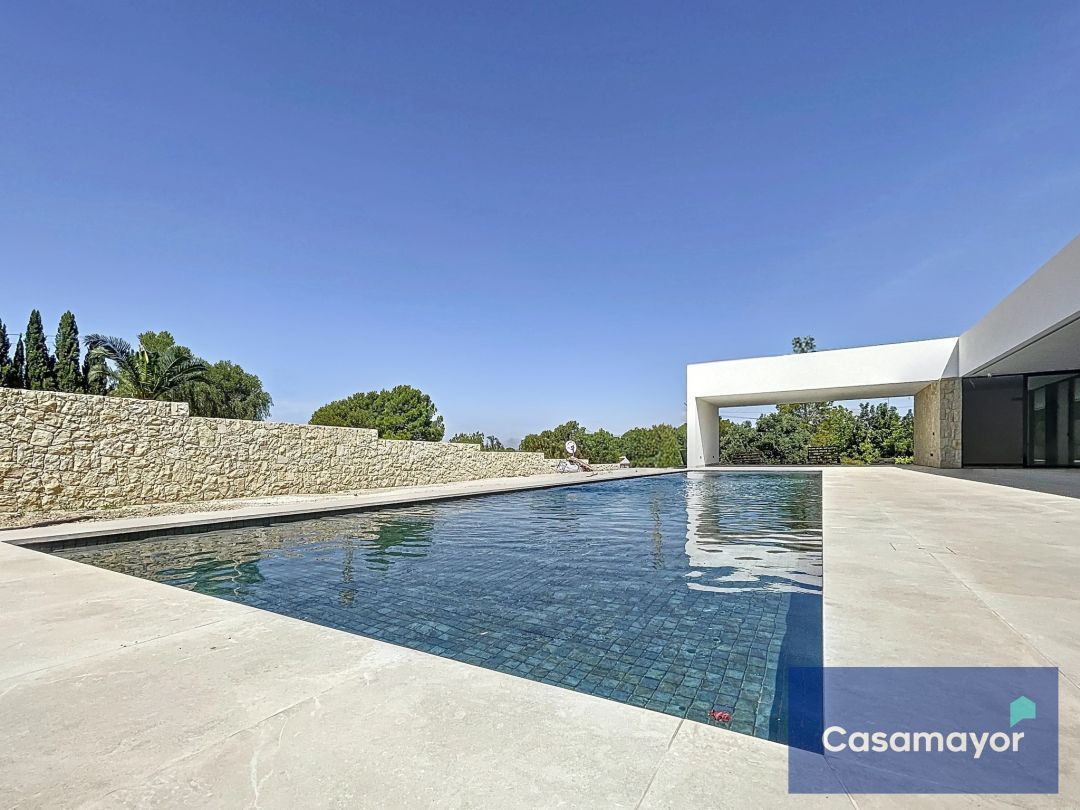 Piscina de Casa o xalet en venda en Busot amb Aire condicionat, Calefacció i Jardí privat