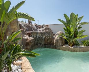 Swimming pool of House or chalet to rent in Torrent  with Air Conditioner, Heating and Terrace