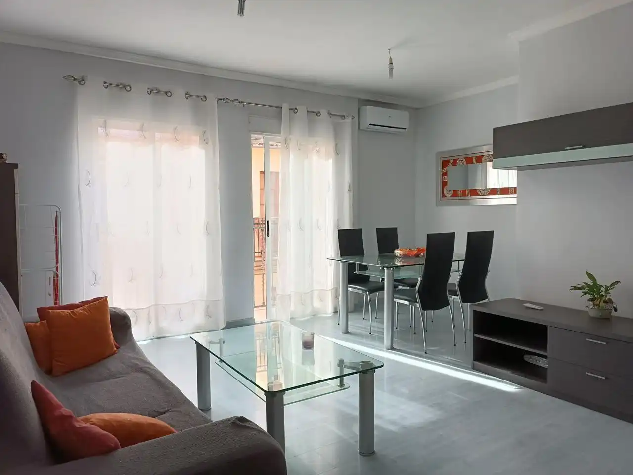 Sala de estar de Piso en venta en Ibi con Amueblado y Balcón