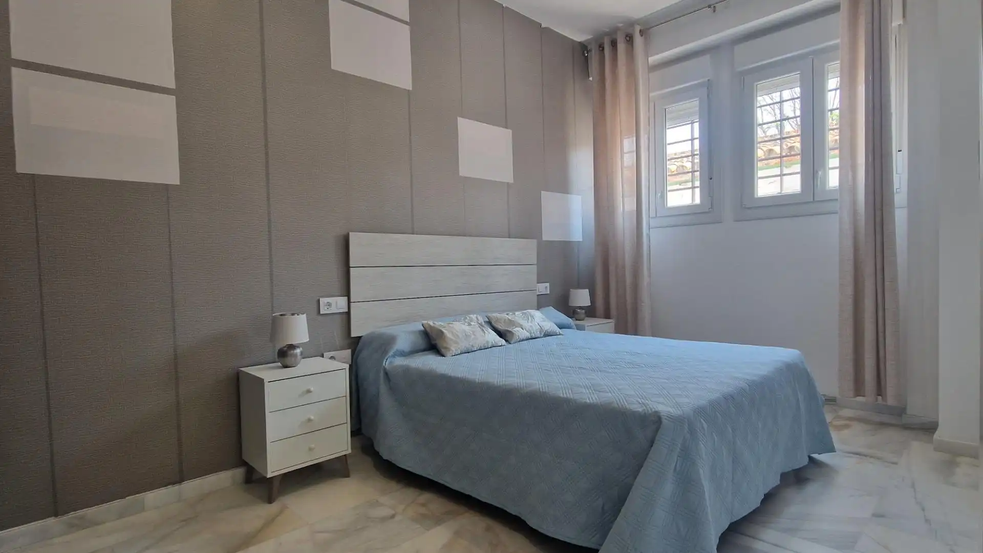 Schlafzimmer von Wohnung zur Miete in Jerez de la Frontera mit Klimaanlage und Möbliert