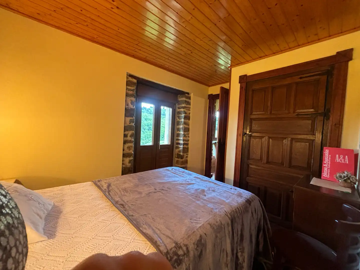 Habitación de Finca rústica en venta en Tineo con Jardín privado, Parquet y Terraza