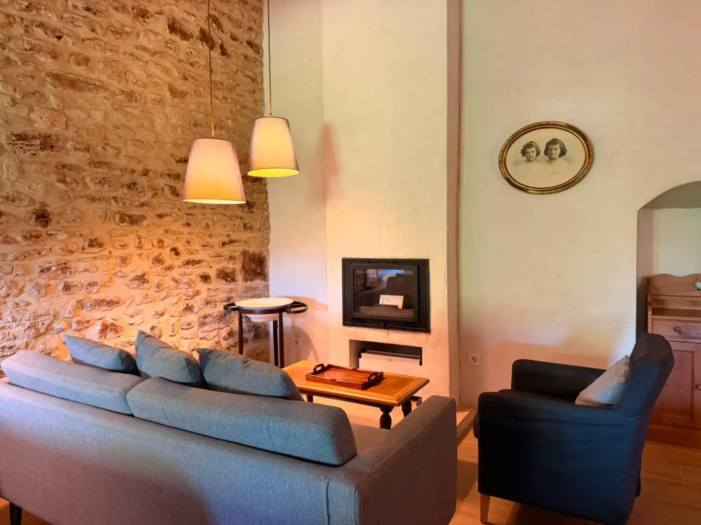 Sala de estar de Finca rústica en venta en Vilademuls