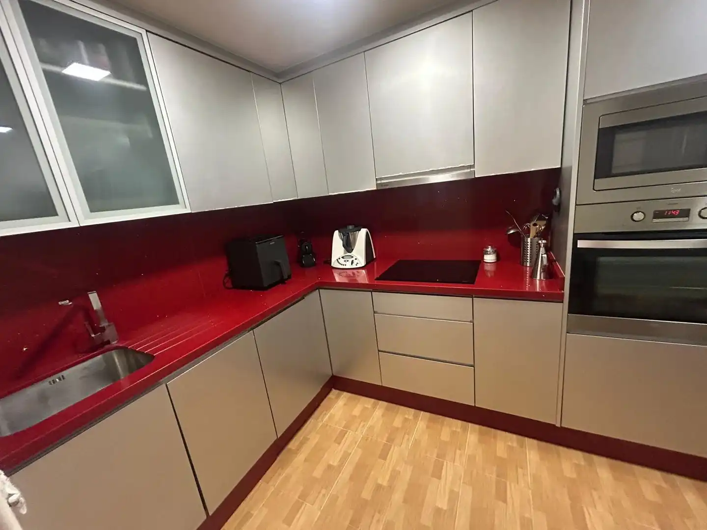 Cocina de Apartamento en venta en Yecla con Calefacción, Trastero y Amueblado
