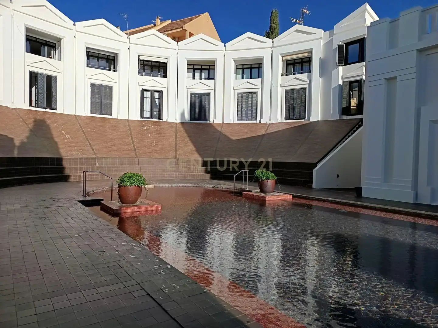 Terrasse von Maisonette zum Verkauf in Calpe / Calp mit Klimaanlage, Waschmaschine und Balkon