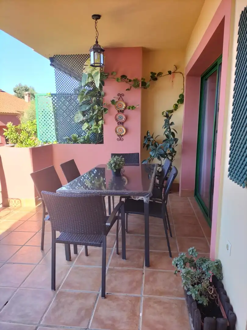 Terraza de Apartamento de alquiler en Fuengirola con Terraza, Amueblado y Piscina comunitaria