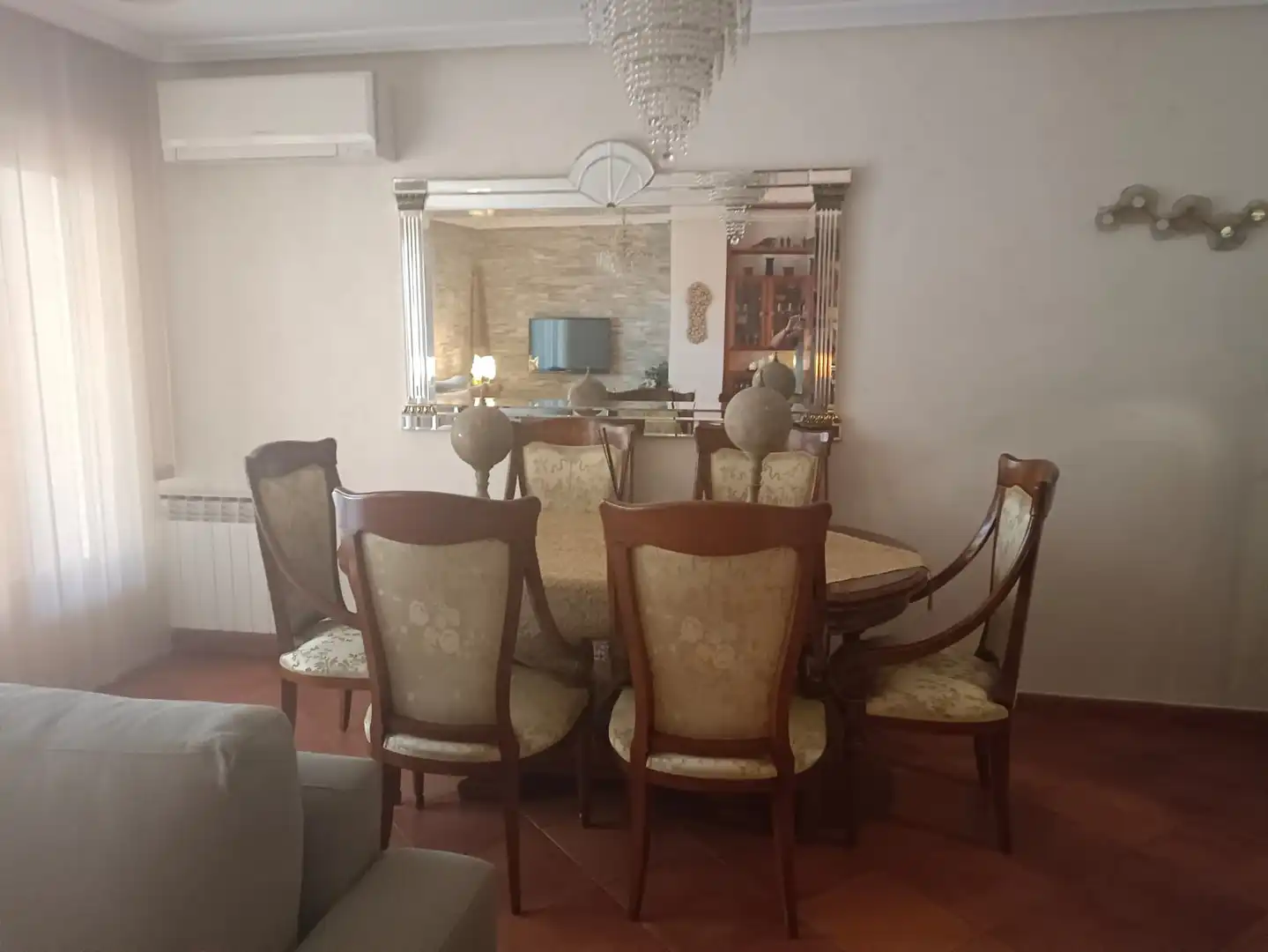 Dining room of Detached homes for sale in Olmedo  with Heating, Private garden and Parquet flooring